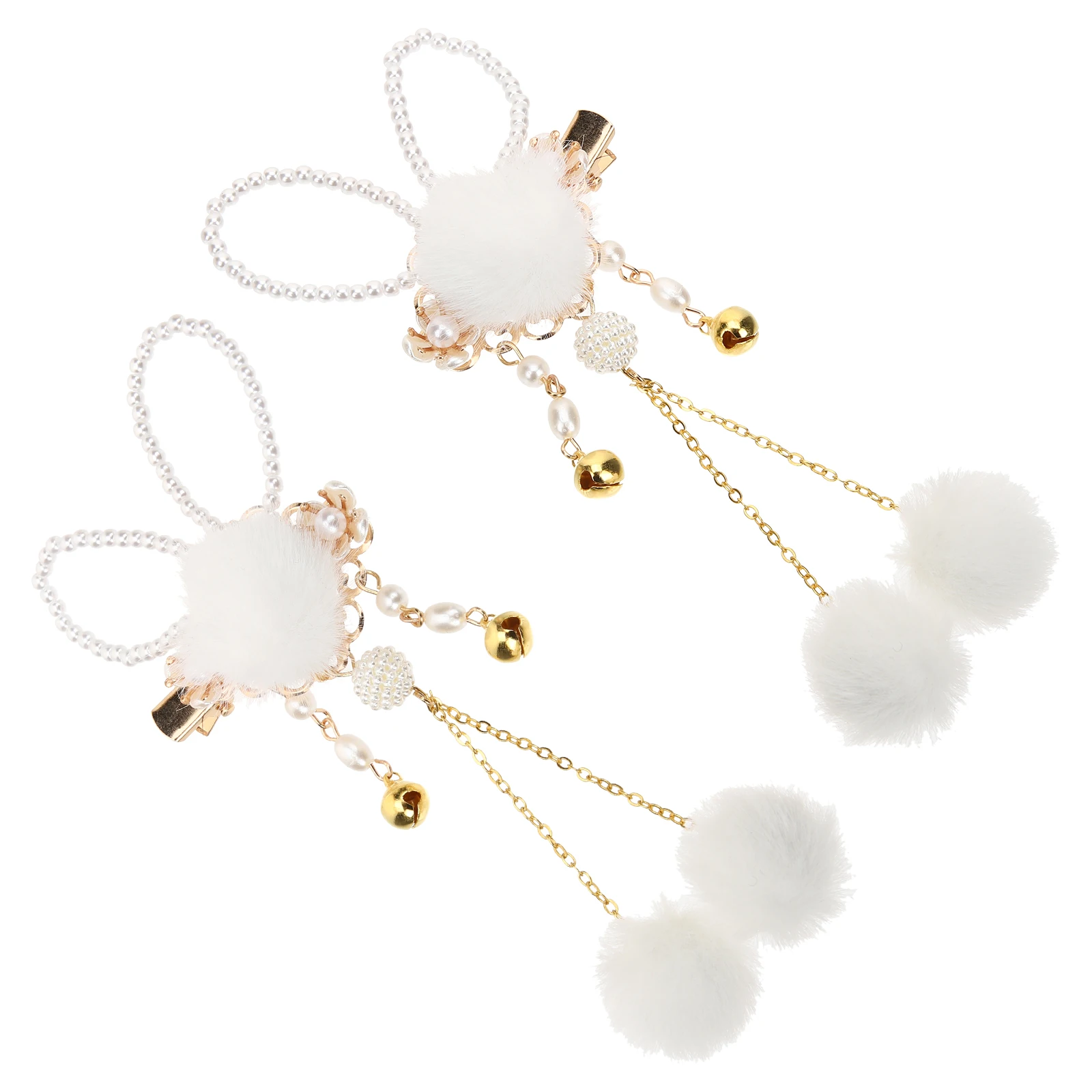 

Easter Easter Bunny Style Hair Pin Clip With Ball Girls Hairpin For Wedding Party Cosplay Hair Barrettes Ornament
