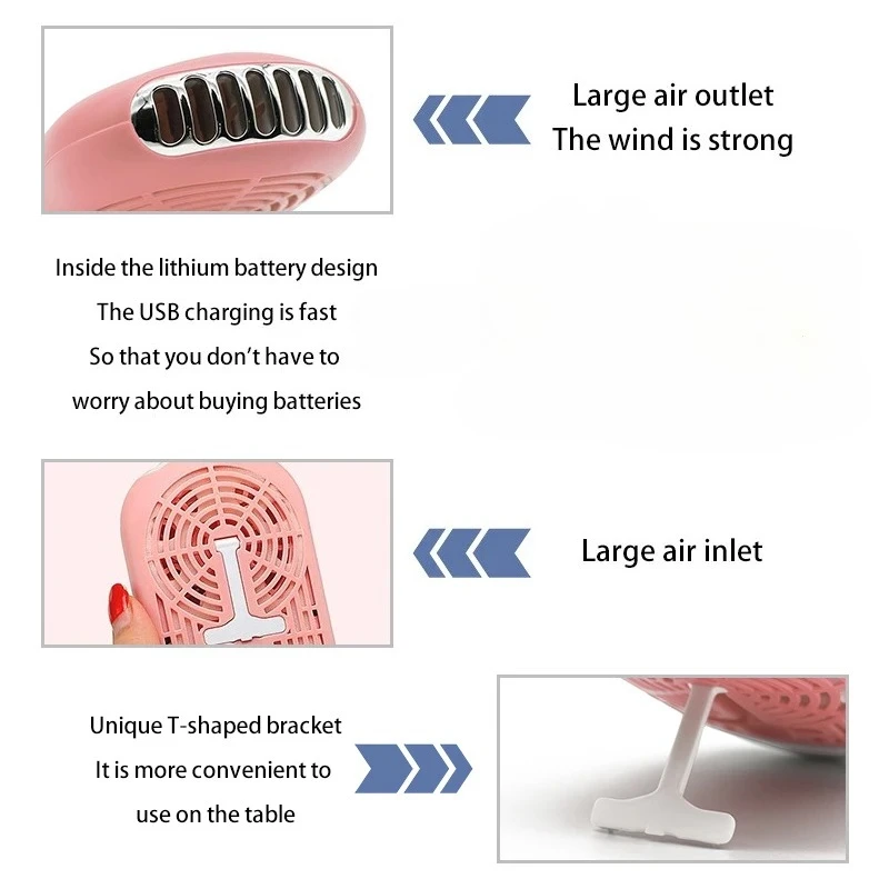 لطيف 2025USB الوردي شحن رمش مروحة مجفف منفاخ الكسب غير المشروع جلدة تمديد مخصص تكييف الهواء الغراء سريع الجافة النساء ماكياج