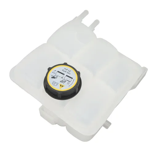 Imagen 2 del producto Tanque de expansión de refrigerante, botella de depósito de refrigerante para motor con tapa para Volvo V50 S40 C30 C70 para Mazda 3 para Ford KUGA Focus