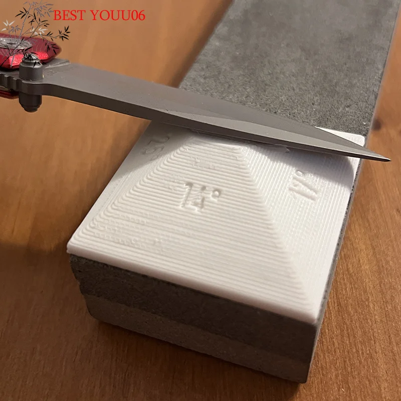 (YOUU06)Sharpening Stone Aid Multiple Angle Grinding Angle Guide Rail Non-Slip Essential For Kitchen Outdoor Time-Saving