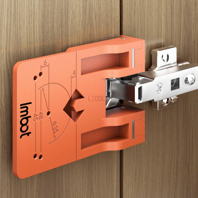 

Магнитная фиксирующая пластина для установки петель, портативный фиксатор, вспомогательный инструмент для монтажа петель на дверцах деревянных шкафов