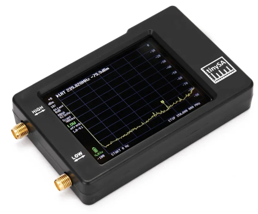 TinySA Handheld Spectrum Analyzer 2.8-inch Touch Screen