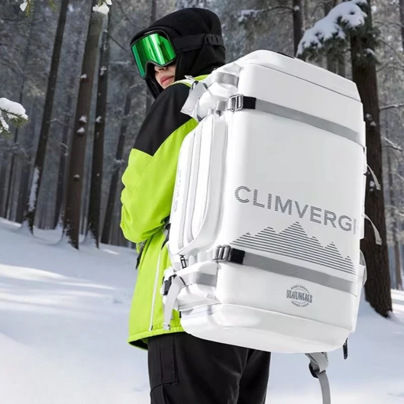 

Skiing Snowboard Bag Wheeled Padded Waterproof Lockable Airline Approved Large Capacity Dual Compartment Removable Straps