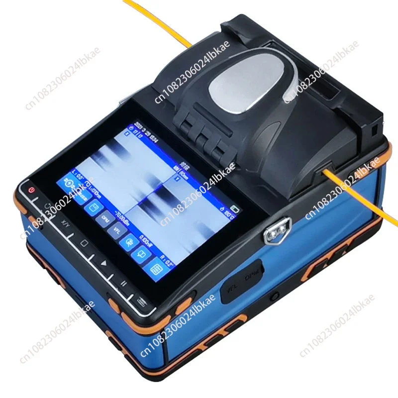 Fiber Fusion Splicer Trunk Single Multimode Leather Cable Fusion Machine H6