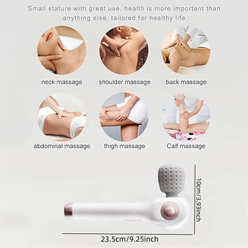 Складной массажер, беспроводной портативный массажер для всего тела — портативный и простой в эксплуатации с многоугольной регулировкой. Электрический массажер