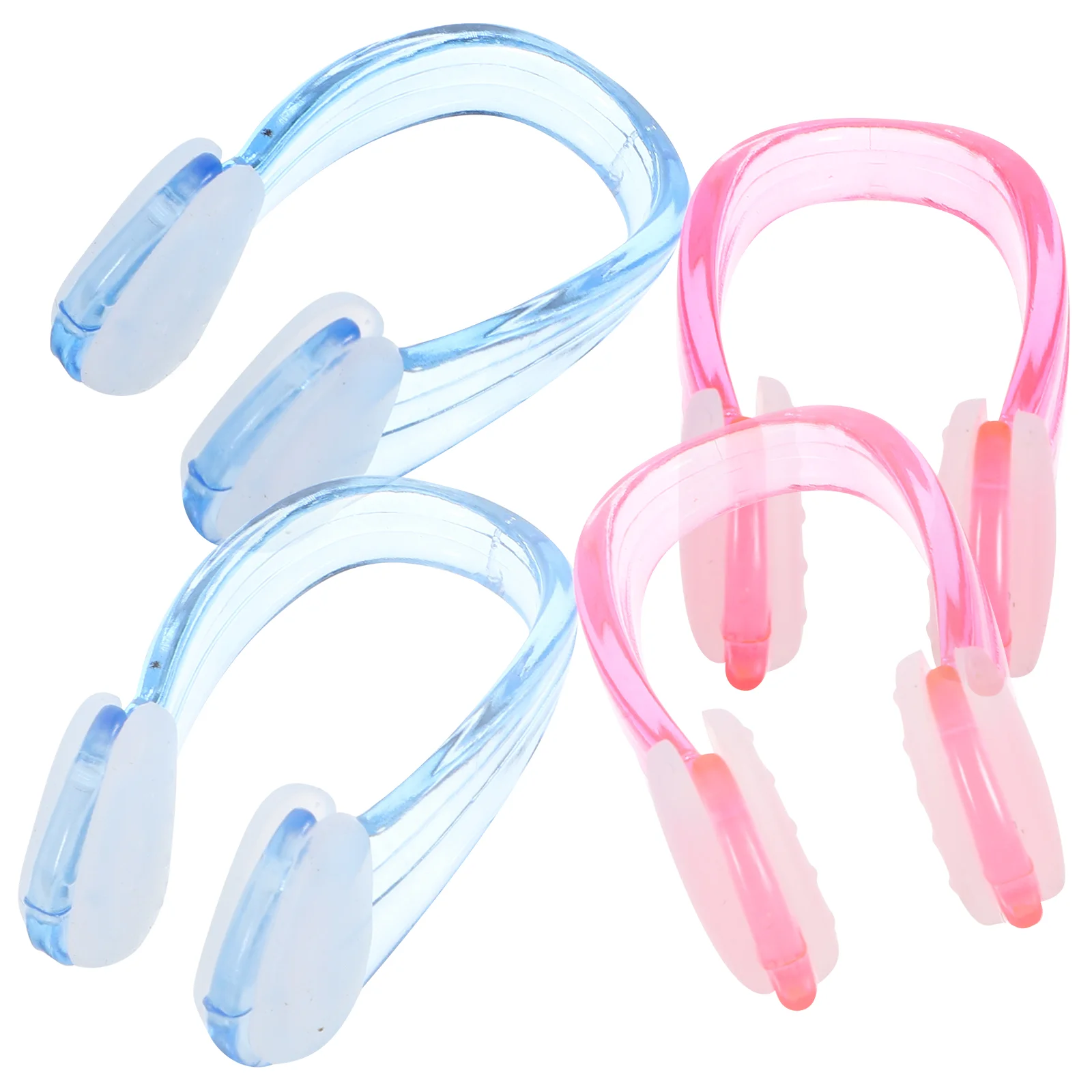 

4 Pcs Swimming Nose Clip Silicone Plugs for Adults Clips Aldult Water Proof Child