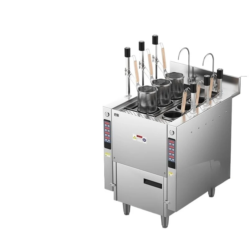 

Commercial automatic lifting noodle cooking stove electric heating energy saving automatic intelligence