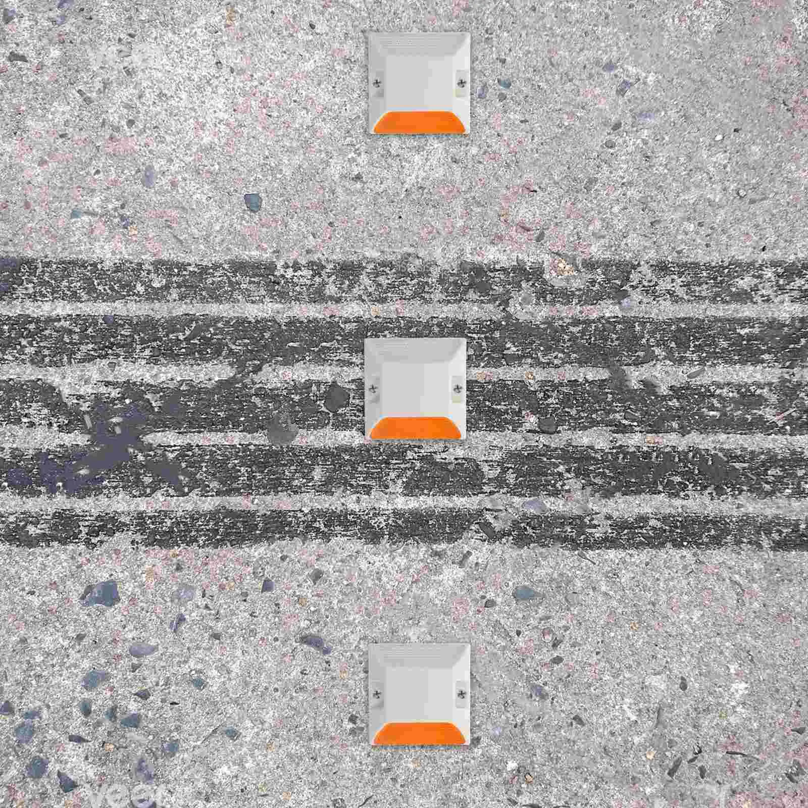 Plastic Road Spikes Traffic Reflectors Pavement Markers Sign Reflective Trail Tacks Survey Driveway Signs Stop Light