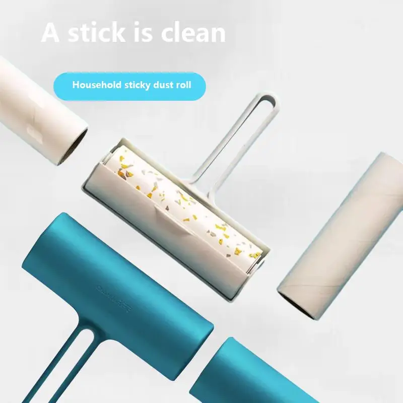 CHAHUA Hair Sticker Effortless Hair Removal And Cleaning Tearable Household Paper Roller Bed Brush Household Sticky Dust Roller