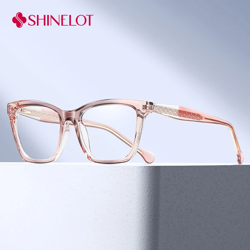 

81618 Concise Retro Cat Eye Eyeglasses Frame Female Korean Style Eye Protection Glasses Full Frame Intellectual Lady Eyewear