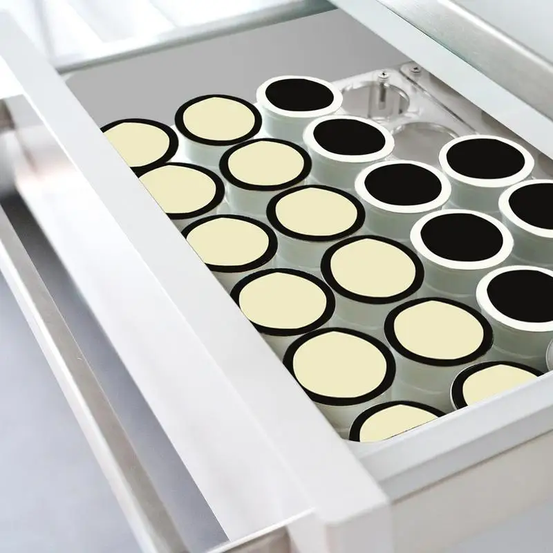 24-Slot Coffee Capsule Storage Tray Drawer Insert Flat Acrylic Holder Coffee Pods Storage Organizer Pantry coffee accessories