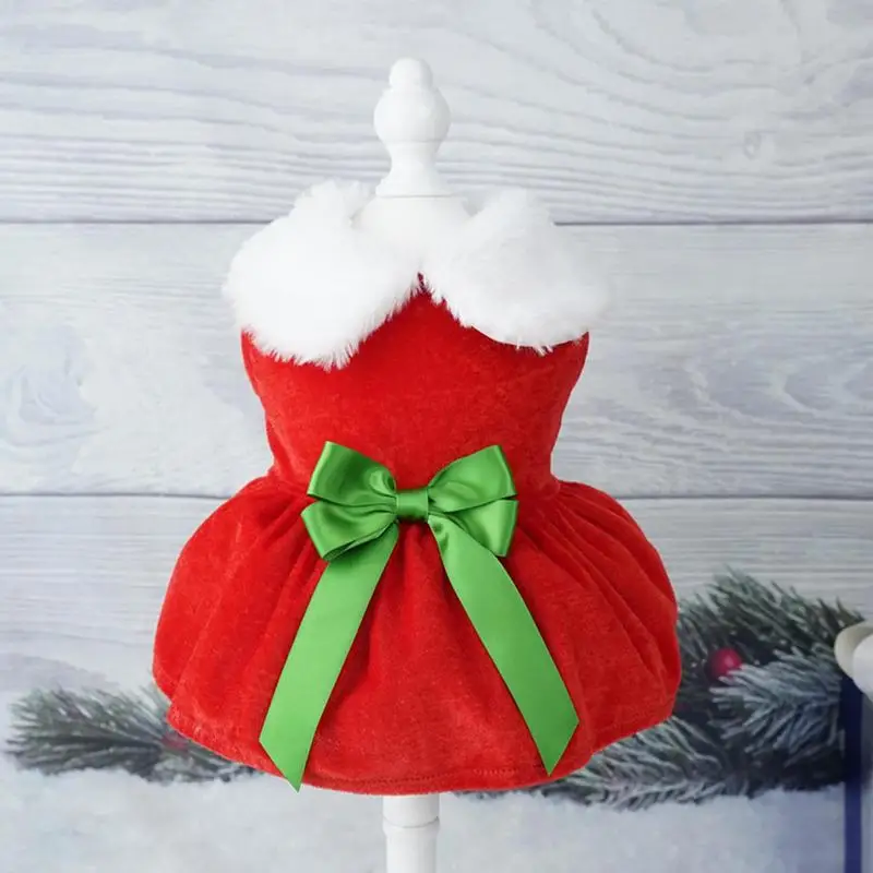 Christmas Dog Dresses For Small Dogs Clothes Winter Christmas Cosplay Dogs Pet Dress Fancy Princess Puppy Dress Bichon Spitz