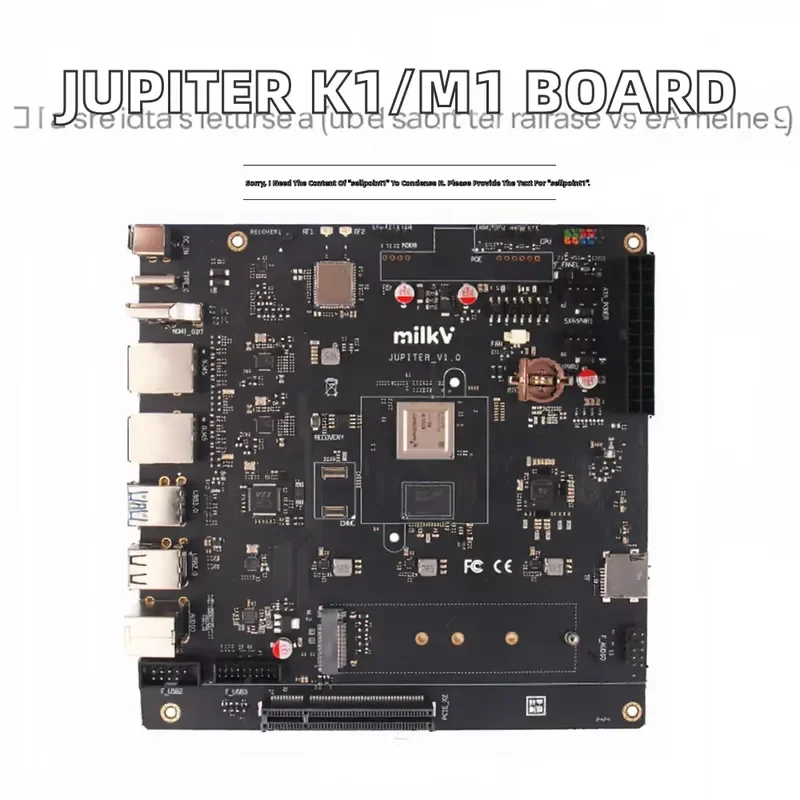 Milk-V Jupiter Spacemit K1/M1 개발 보드 미니-ITX 산업용 IoT 썸네일 2