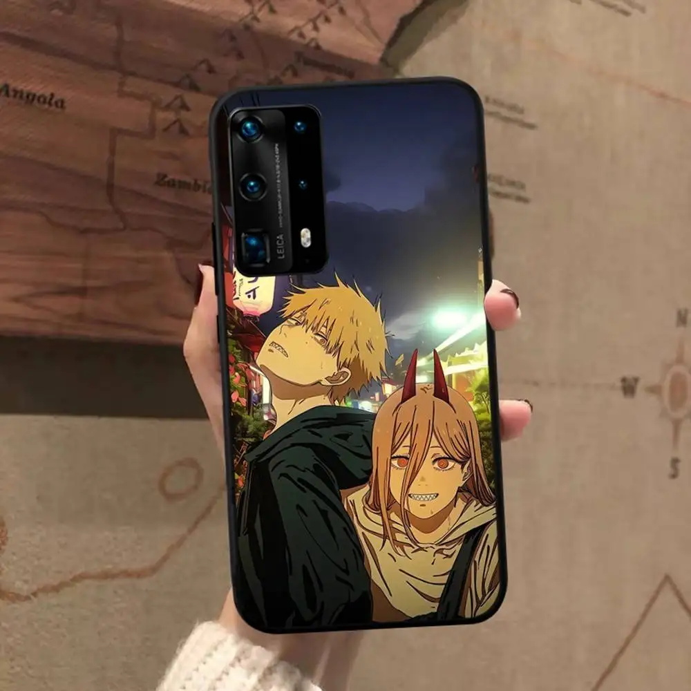 C-Chainsawman Reze Arc Movie Colorful Phone Case For Huawei P 8 9 10 20 30 40 50 Pro Lite Psmart Honor 10 lite 70 Mate 20lite