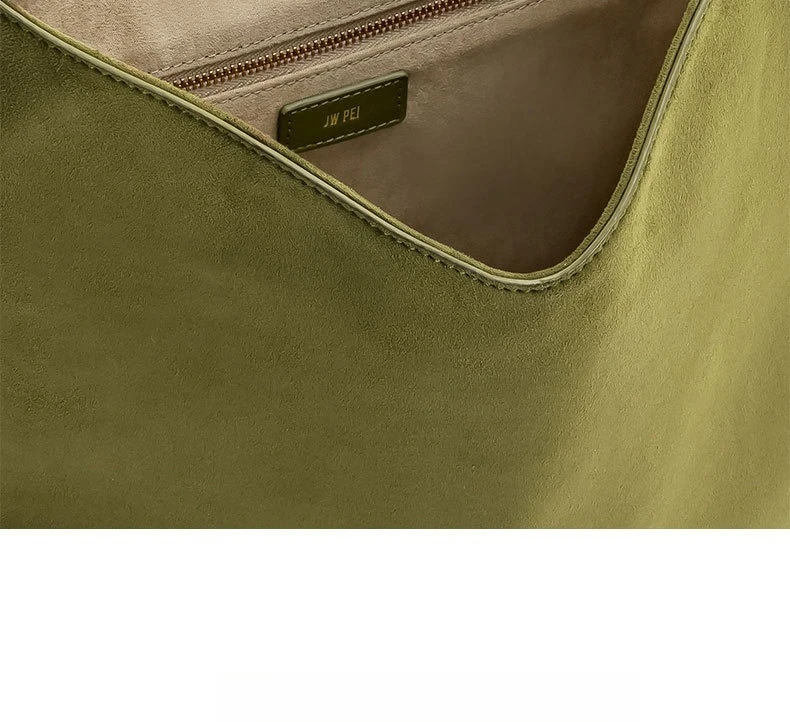 JW PEI Tote Bag, New Style, Suede Hobo Bag, Large Capacity, Relaxed Feel, Shoulder Bag/Underarm Bag