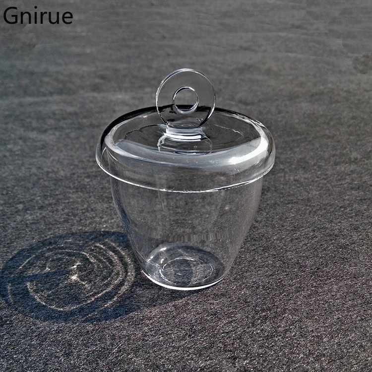 Spot Supply of Transparent Quartz Glass Crucibles with Lids High Temperature/corrosion Resistance Experimental Quality