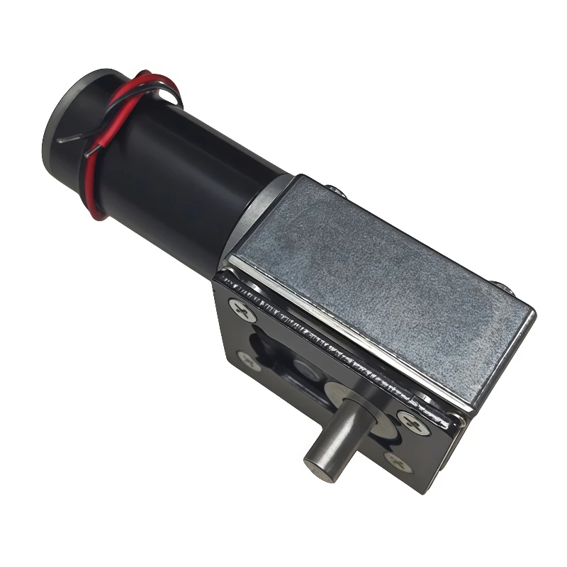 มอเตอร์เกียร์ทดรอบแบบเพลาเดี่ยว/คู่ รุ่น 5840-31ZY ใช้ไฟ DC 12V 24V แรงบิดสูง กำลังสูง 7RPM-470RPM มอเตอร์เกียร์แบบหนอน หมุนได้ทั้งตามเข็มนาฬิกาและทวนเข็มนาฬิกา