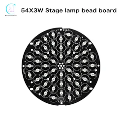 Tablero de cuentas de luz LED para luz de escenario RGB 3 en 1 de 54x3W o RGBW de 54x1W, accesorios de reparación de luz de escenario de Color