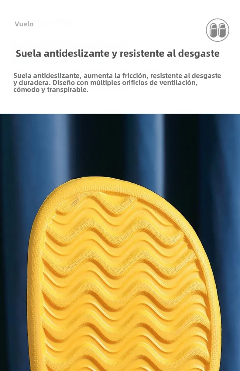 Sandalias de suela suave antideslizantes para interiores y exteriores, zapatillas de verano para parejas, para el hogar, baño...