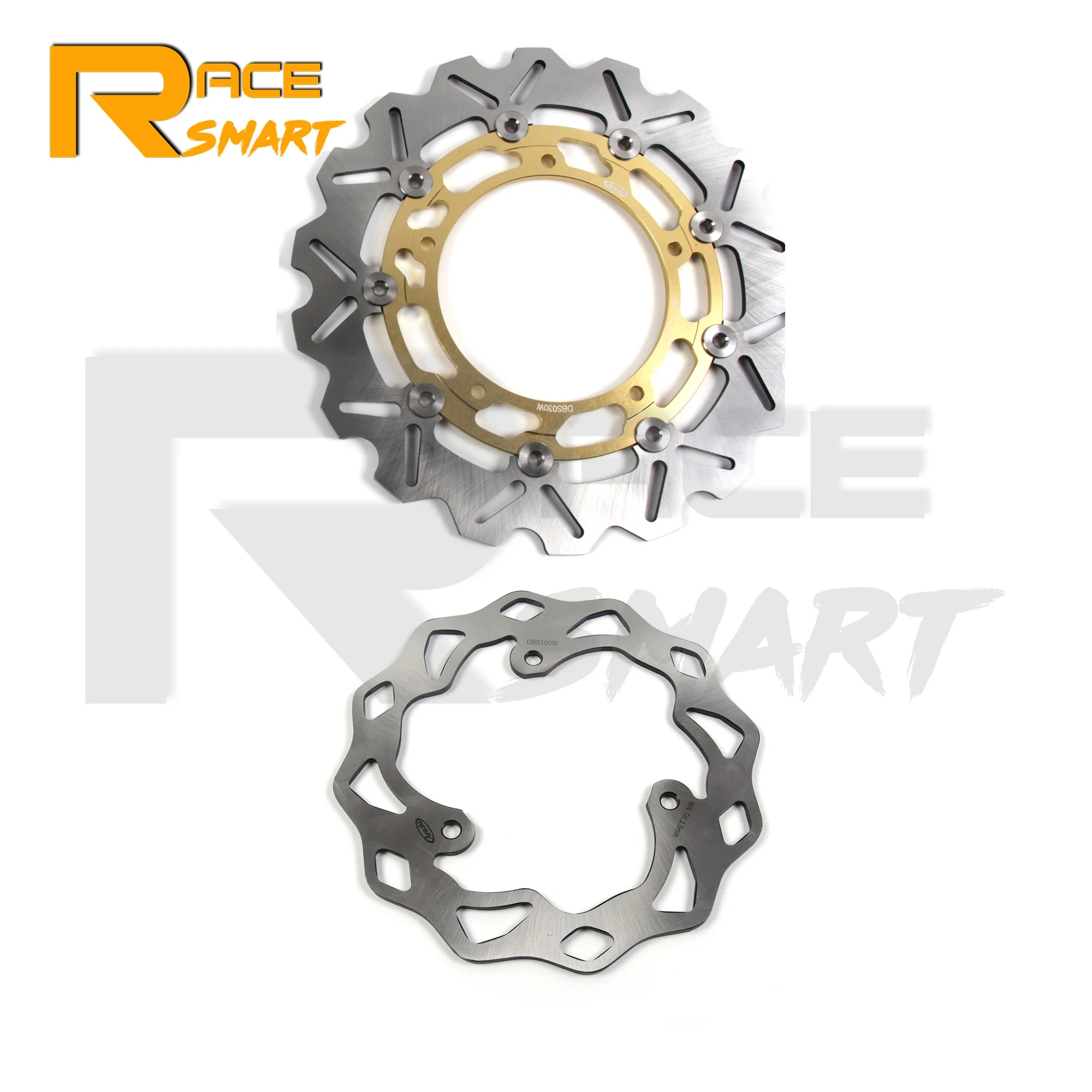 

1 Set For YAMAHA YZF R3 2015-2021 Motorcycle CNC Front & Rear Brake Discs Disks Rotors YZFR3 ABS 17-21/ MT-03 MT03 ABS 2016-2021