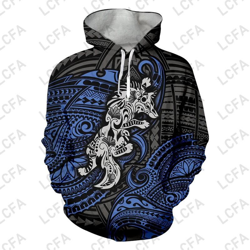 2022 Harajuku 3D Printed Polynesia Tahiti Country Art Flag Hoodies Men Mens Hooded Sweatshirt Fleece Pullover Streetwear Sports