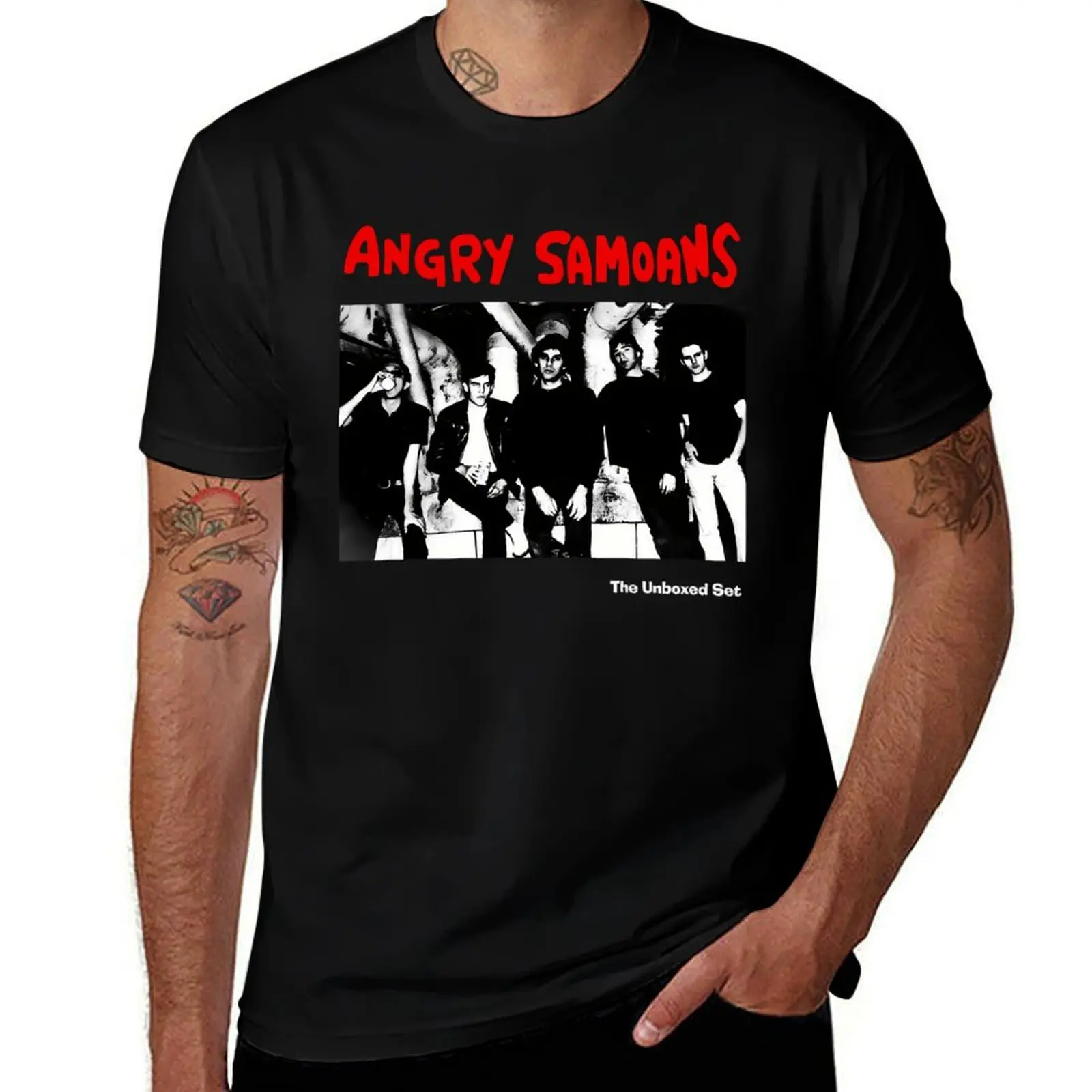 

T-Shirt Unboxed man Samoans designer Angry shirt Set shirt graphic t The man t