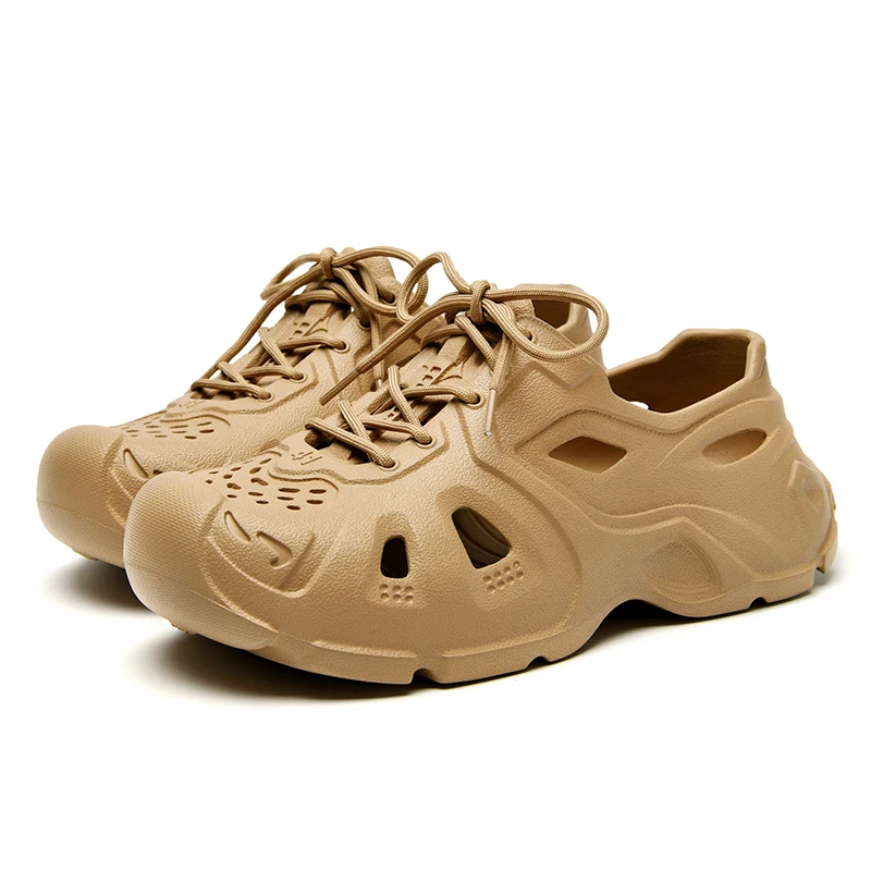 

2025 Summer EVA Men's Lightweight Hollow Sports Sneakers Breathable Slip/Resistant Water/Resistant Fashion Trend Walking Style