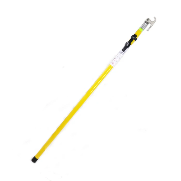 212001 High Voltage Triangular Electric Telescopic Fiberglass Telescopic Hot Stick