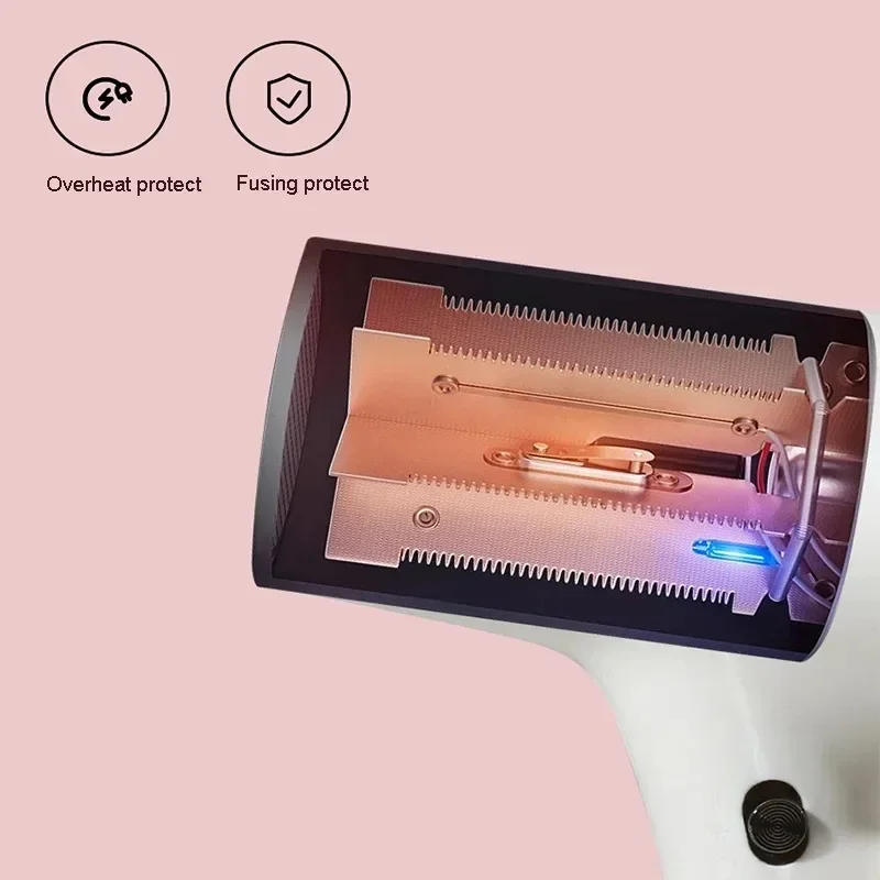 휴대용 220V 코드 및 무선 이 Reino 헤어 Makanan풍기, 가정 여행 예술ndar용 휴대용 미니 헤어 드라