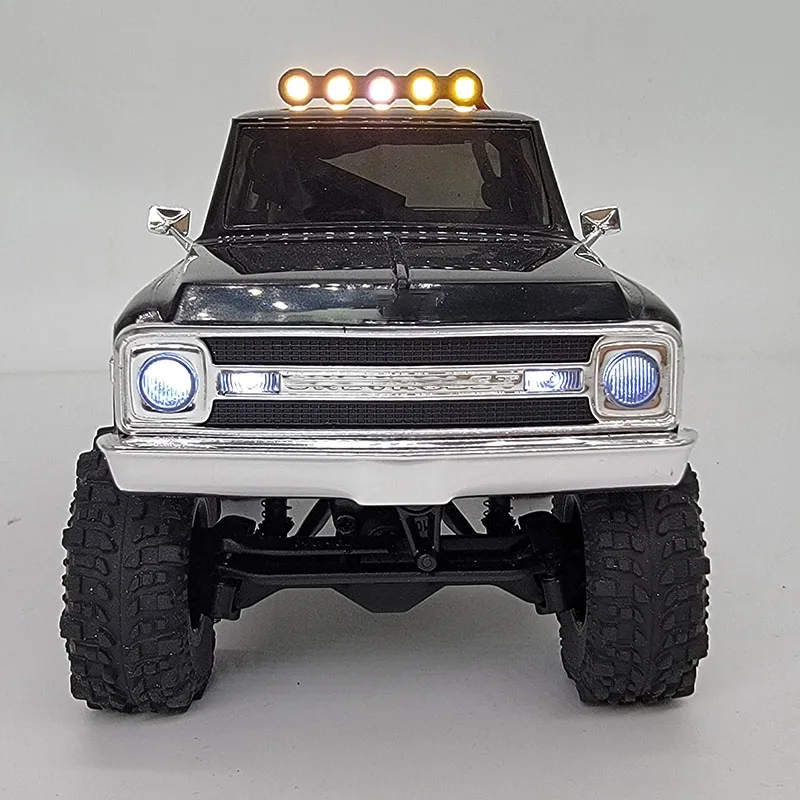 SCX30 LED Rear Bucket Dome Light Spotlights for Axial 1/30 RC Crawler Car SCX30 K10 Diy