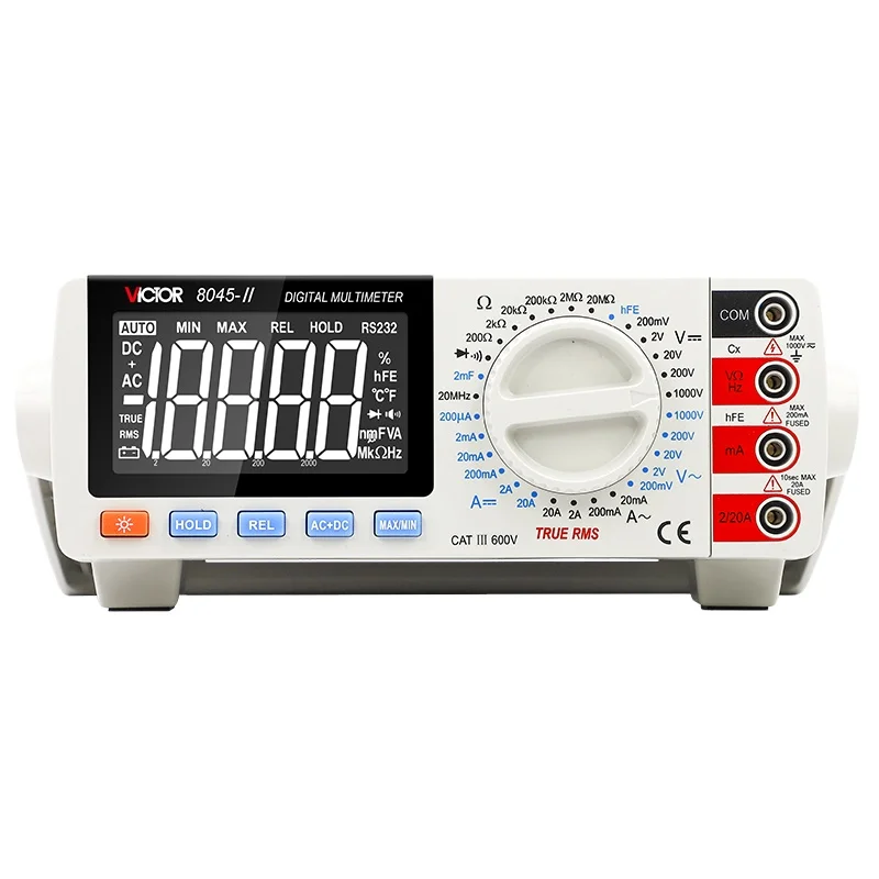 

VICTOR BRAND VC8045-II Bench Type True RMS DMM Digital Multimeter