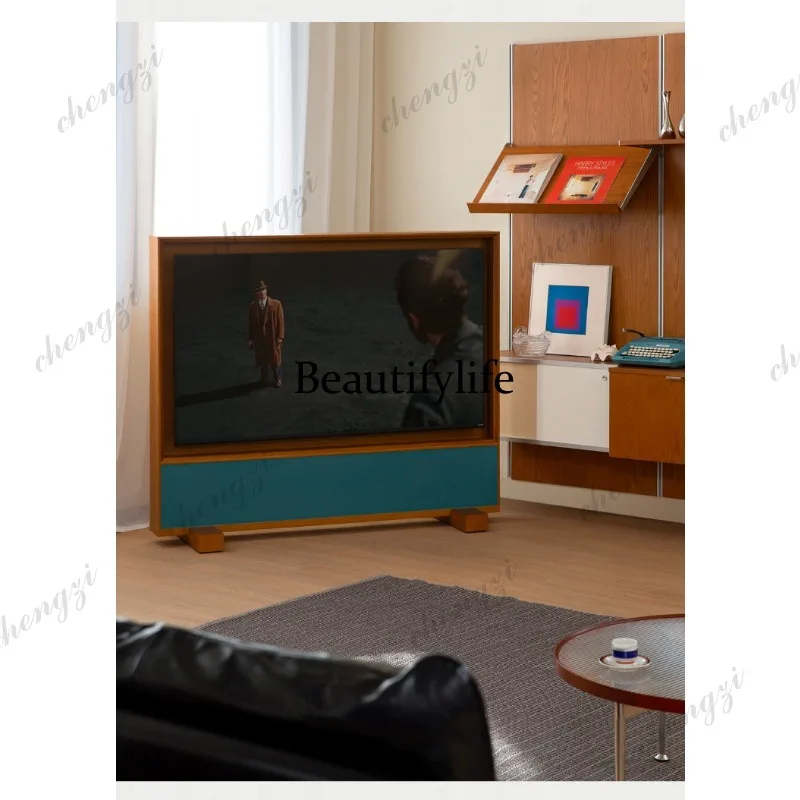 A73 TV stand Living room TV cabinet with wheel mobile bracket floor