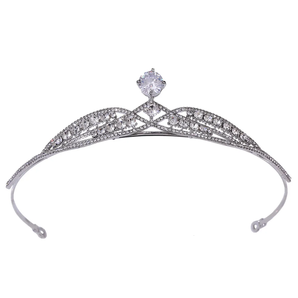 European and American hot-selling zircon crowns, bridal rhinestone hair crowns, wedding dress accessories