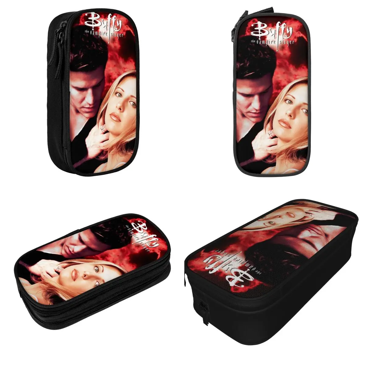 Buffy The Vampire Slayer Horror Pencil Case Fashion Pen Holder Bag Girls Boys Big Capacity School Supplies Gift Pencilcases