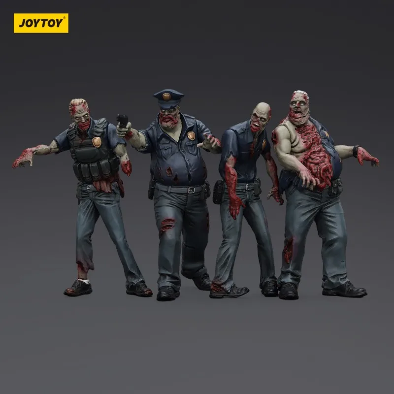 JOYTOY Dark Source Zombie Figure Police Male series 1: 25 action soldier model hand doll Collect figurines toy Gift Pre-sale