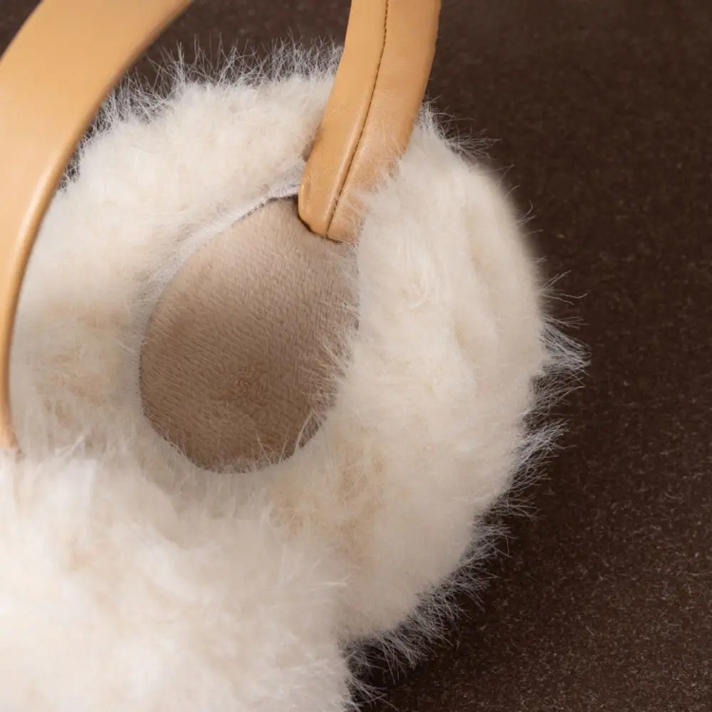 Mode Weiche Ohr Wärmer Kälte Schutz Faltbare Warme Ohrenschützer Nachahmung Kaninchen Fell Ohr Abdeckung Frauen Männer