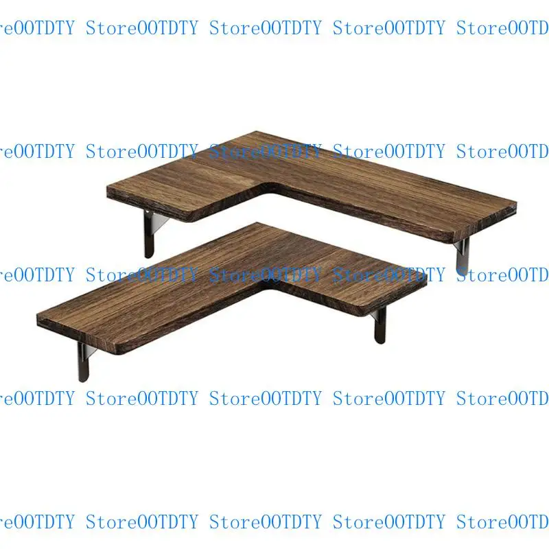 JU64 Corner Storage Floating Shelves Functional Corner Wall Shelf Unique Floating Shelves for Efficient Storage