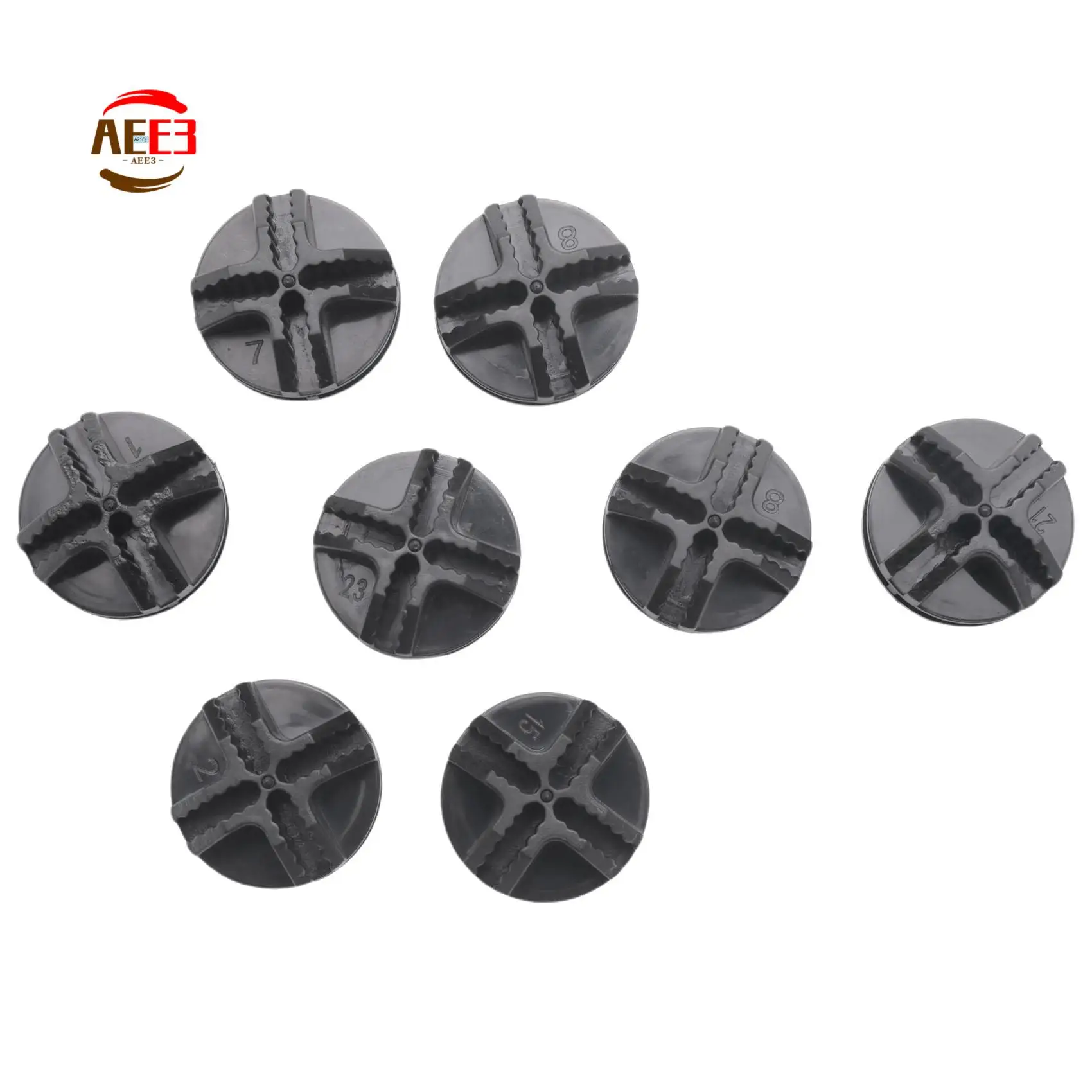 AEE3-Wire Square Plastic Connectors For Modular Organizer Closet And Wire Grid Square Storage Shelving Unit, Set Of 8