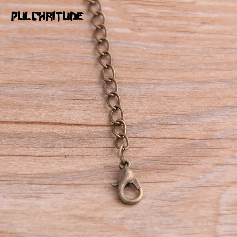 20pcs 50mm 70mm Length Necklace Extension Chain with Lobster Clasps For Bracelet Extended Chains Handmade DIY Jewelry Making