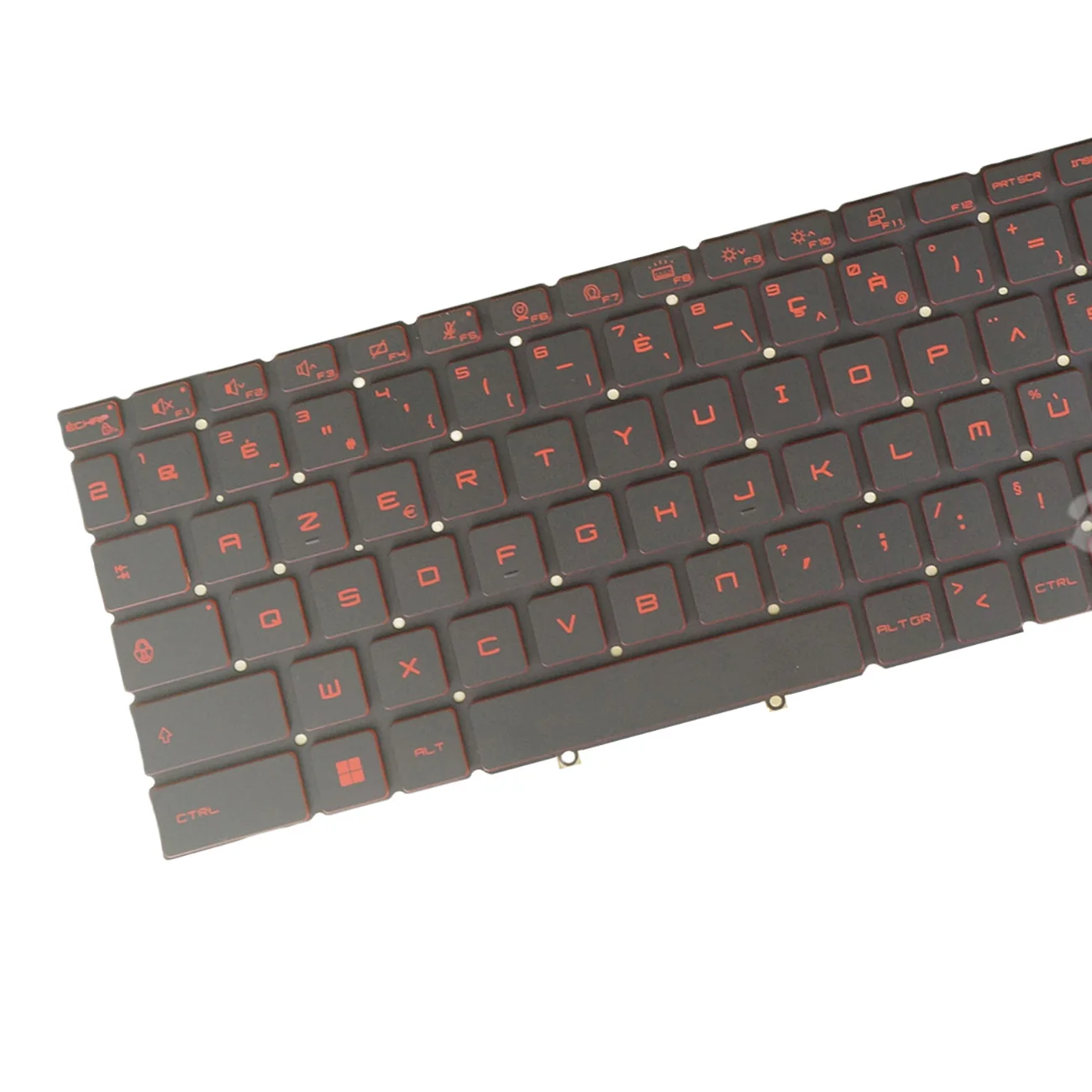 Red Backlit Laptop Keyboard For MSI Alpha 15 B5EE, Bravo 15 B5DD MS-158K, Bravo 15 B5ED MS-158M French AZERTY