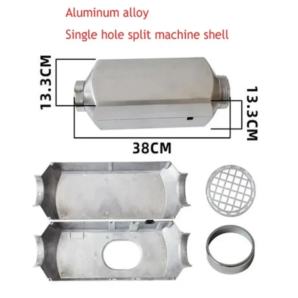Heating Accessories Aluminum Alloy Shell for Parking Heater Single Hole Four Hole with Efficient Heat Transfer