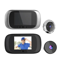 2.8 Inch Video Doorbell Peephole Camera Door Eye Surveillance Camera Monitor 90 Degree Doorbell Motion Detecting Eye Digital LCD