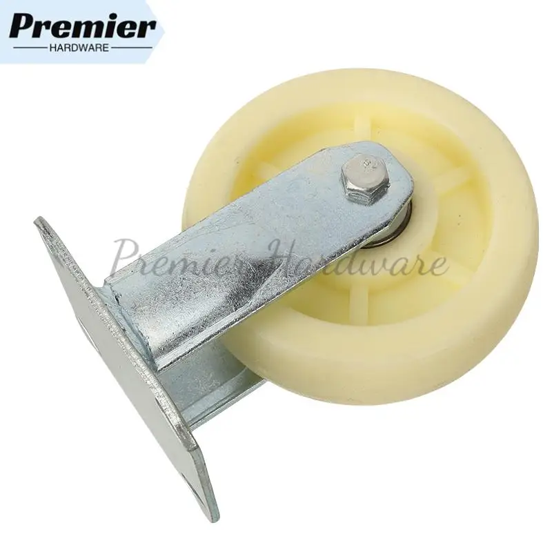 

6-inch Fixed Standard Nylon Wheel with Non-slip Design – Essential Closet/Shelf/Tool Cart Bottom Part