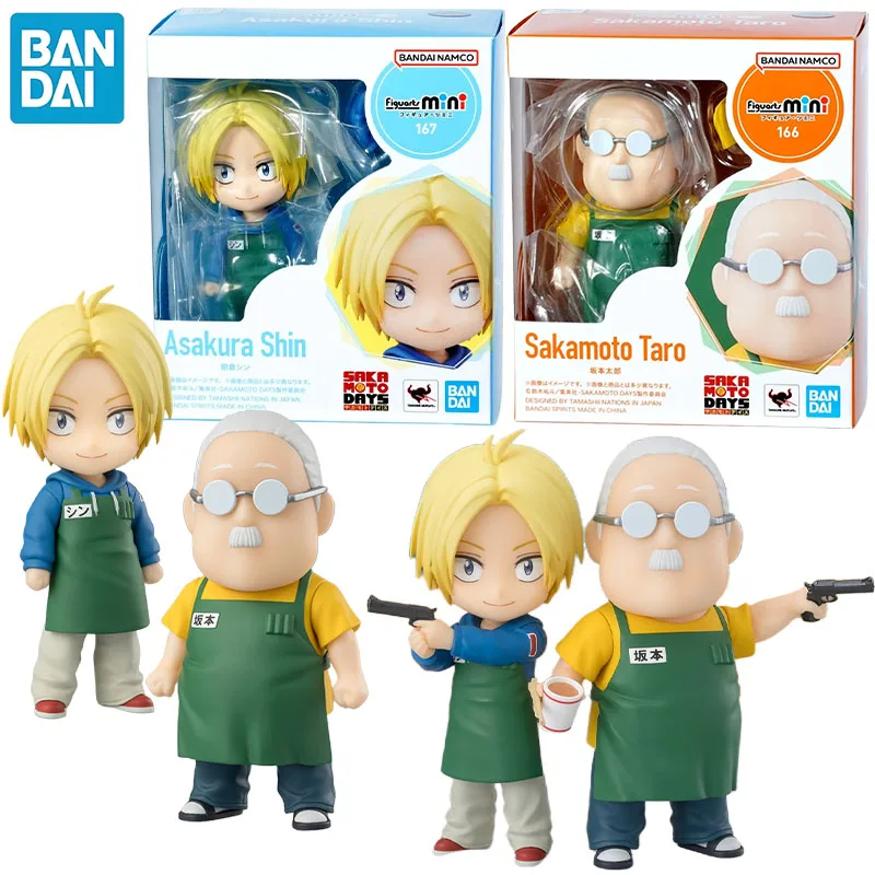 

В наличии Bandai Genuine Figuarts Mini SAKAMOTO DAYS Аниме Персонаж Таро Сакамото для детей Подарочная коллекция Экшн-игрушки Модель