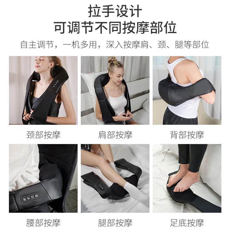 Massager cervical do xale da massagem de amassar