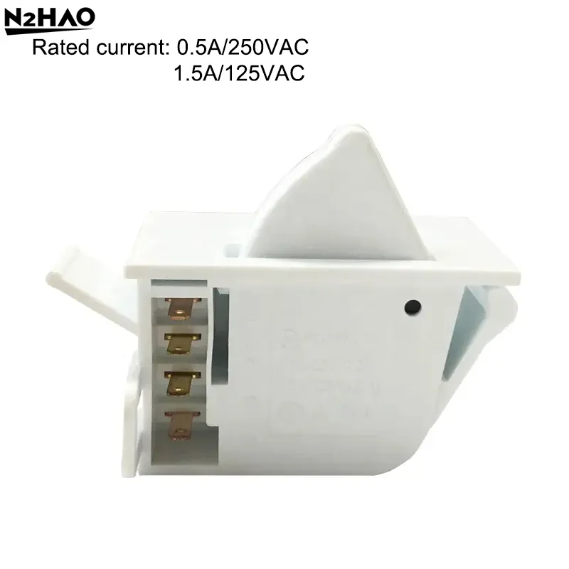 Refrigerators Fridge Freezer Door Light Switch Automatic Reset Compatible Push Button Switch