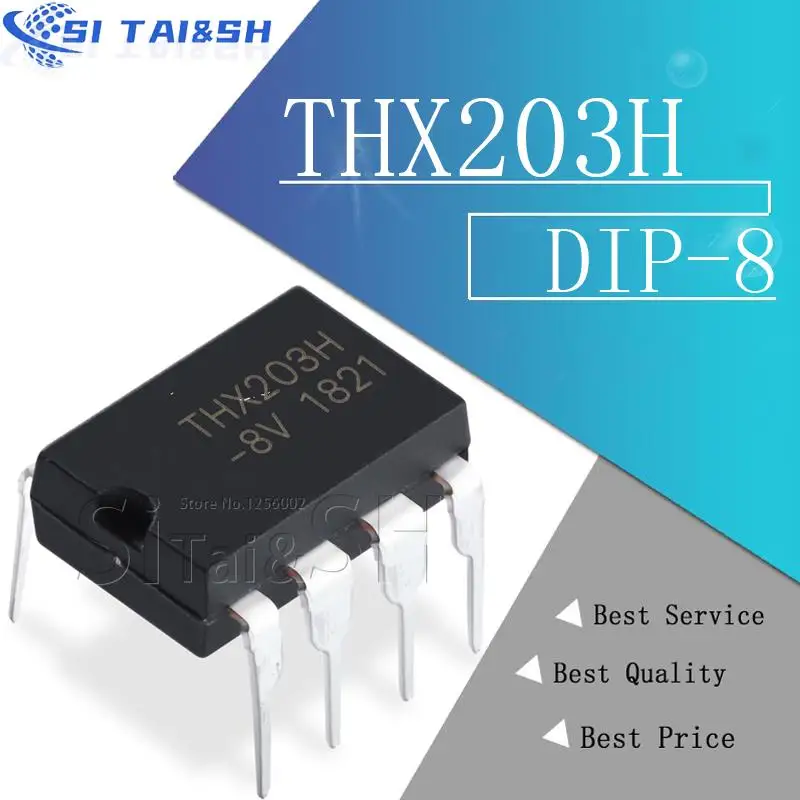 10pcs THX203H THX203 DIP8  THX203H-7V DIP-8  DIP new and original IC