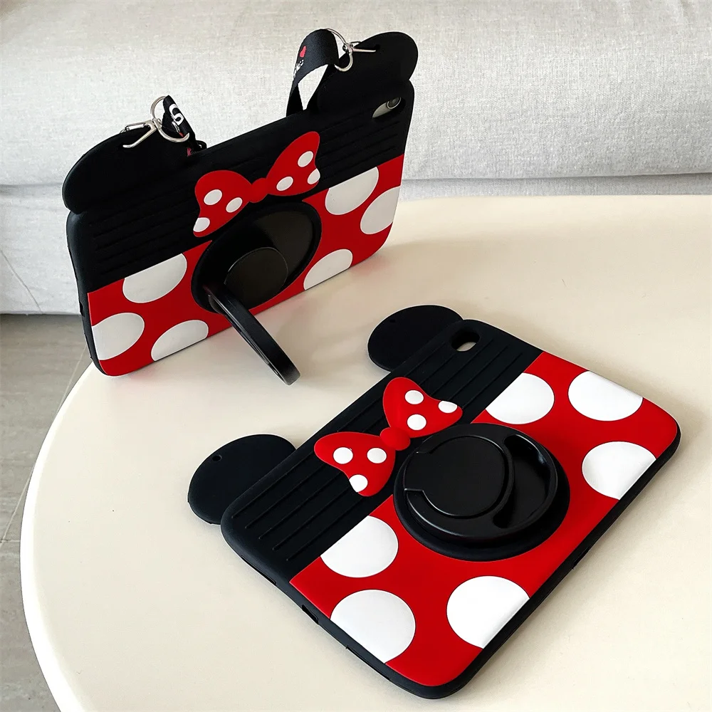 لباد الهواء 1 2 3 4 5 6 10.9 برو 11 10 9 8 7th A16 حافظة أطفال لطيف ثلاثية الأبعاد الكرتون ميني سيليكون اللوحي واقية #2