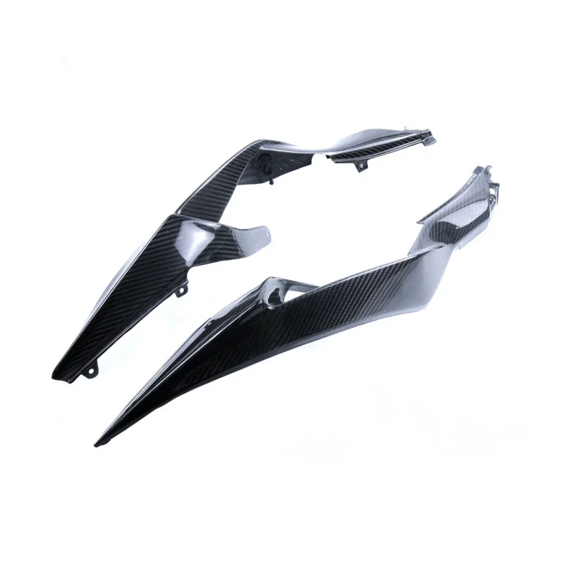 

Подходит для деталей модификации мотоцикла Kawasaki ZX-6R, углеродное волокно, задняя панель сиденья, боковая панель 2019+