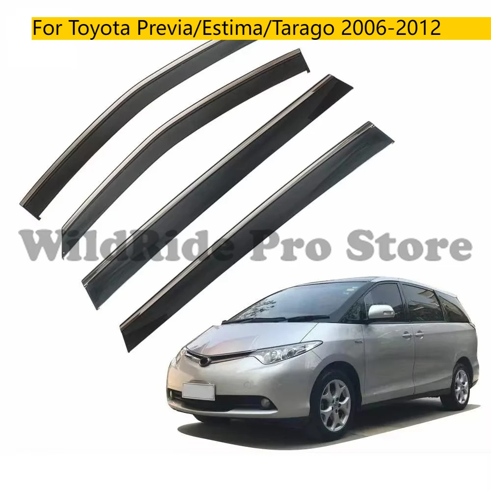 

Injection Rain Visor for Toyota Previa/Estima/Tarago 2006-2012 Weather Rain Guard Car Door Window Visor Wind Deflector